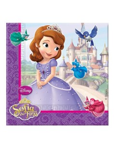 TOVAGLIOLI 33X33 SOFIA LA PRINCIPESSA 20PZ - L'Officina delle 2