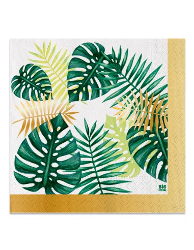 TOVAGLIOLI 33X33 TROPICAL 20PZ - L'Officina delle feste