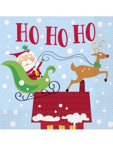 TOVAGLIOLI COLORFUL SANTA 16PZ - L'Officina delle feste