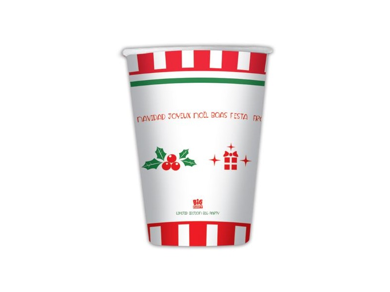 BICCHIERI 8PZ CC.200 NATALE 2017