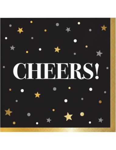 TOVAGLIOLINI 25X25 MIDNIGHT CELEBRATION 16PZ - L'Officina delle