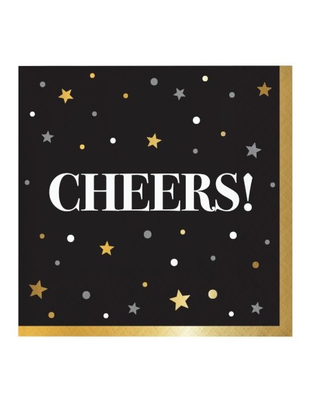 TOVAGLIOLINI 25X25 MIDNIGHT CELEBRATION 16PZ - L'Officina delle