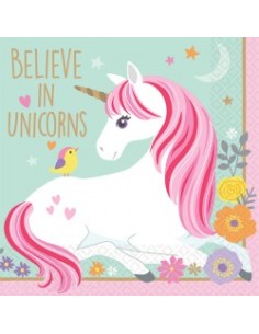 TOVAGLIOLO 25CM 16PZ MAGICAL UNICORN - L'Officina delle feste 2