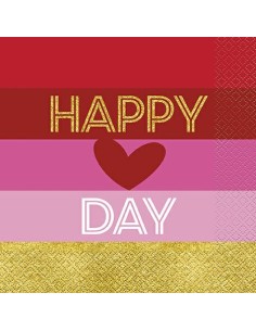 TOVAGLIOLO 33X33 HAPPY VALENTINE 16PZ - L'Officina delle feste 2