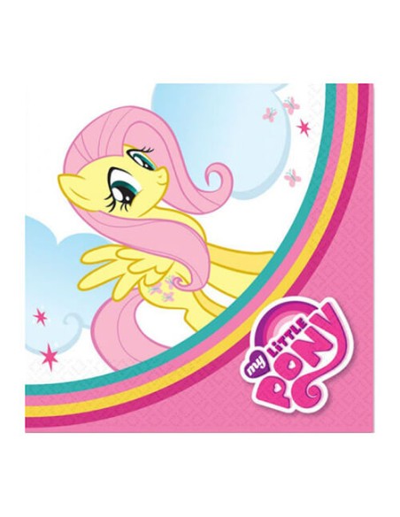 TOVAGLIOLO 33x33 MY LITTLE PONY PZ. 20 - L'Officina delle feste