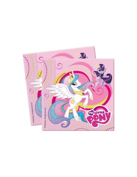 TOVAGLIOLO 33x33 MY LITTLE PONY PZ.16 - L'Officina delle feste