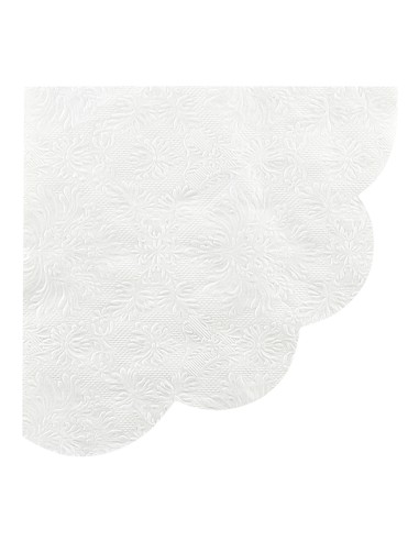 TOVAGLIOLO SMERLO PERLA C/DECORO 16PZ 33X33CM - L'Officina