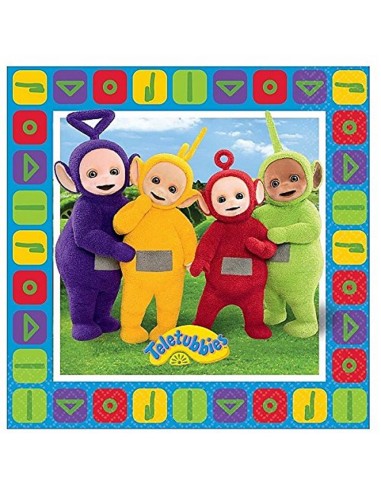 TOVAGLIOLO TELETUBBIES 33X33 16PZ - L'Officina delle feste