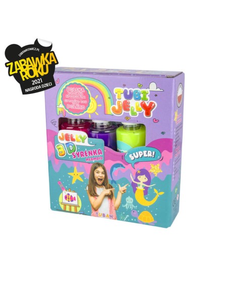 TUBI JELLY SET 3 COLORI MERMAID SIRENA - L'Officina delle feste TUBI JELLY SET 3 COLORI MERMAID SIRENA - L'Officina delle feste