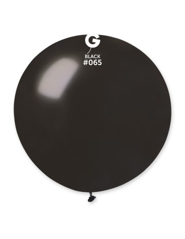 MONGOLFIERA PASTELLO 31''/80CM NERO 1PZ - L'Officina delle feste