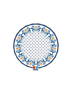 8 PIATTI CARTA 20CM. CAPRI - L'Officina delle feste