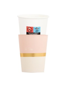 CF.8 BICCHIERI E 8 COVER BABY CHIC ROSA 250CC - L'Officina