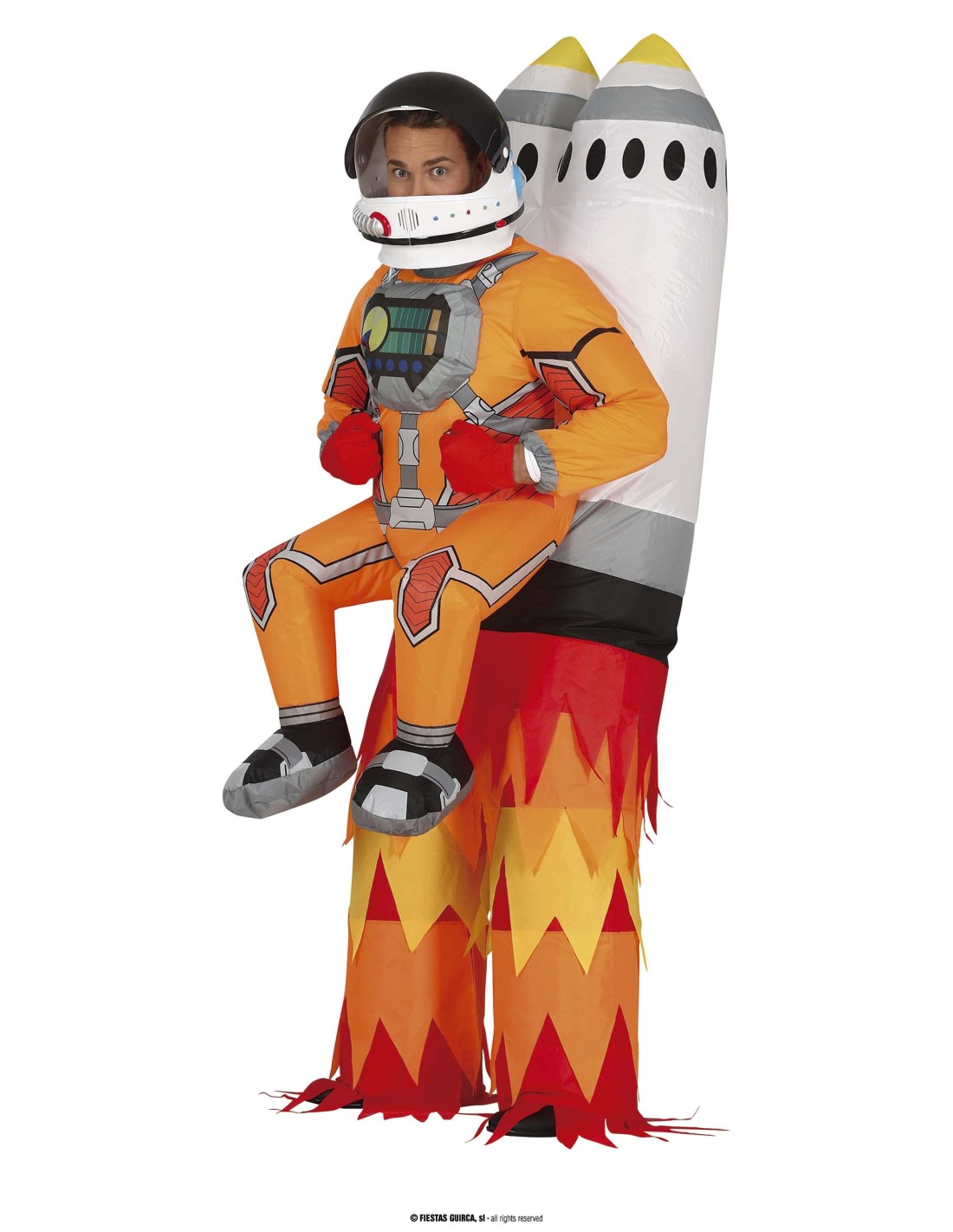 COSTUME RAZZO CON ASTRONAUTA GONFIABILE ADULTO