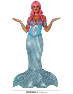 COSTUME SIRENA ADULTA TG S 38-40 - L'Officina delle feste