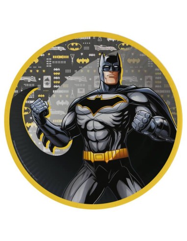 PIATTO BATMAN NEW 23CM 8PZ - L'Officina delle feste