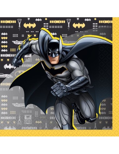 TOVAGLIOLO 33X33 BATMAN N EW 16PZ - L'Officina delle feste