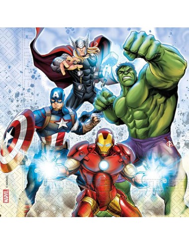 TOVAGLIOLI 33X33CM AVENGER INFINITY STONES 20PZ - L'Officina