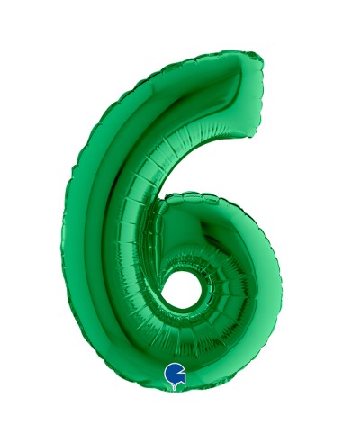 NUMERO MYLAR MEDIO VERDE 3 CM. 35 - L'Officina delle feste