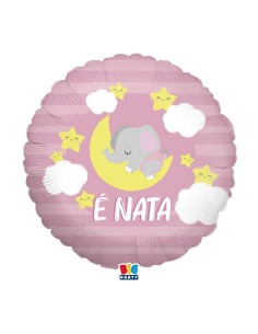 PALLONE MYLAR 18" 45CM E' NATA ELEFANTINO 1PZ - L'Officina