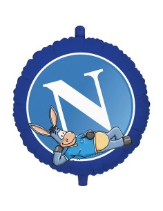 PALLONE MYLAR 18" SQUADRA SSC NAPOLI 45CM - L'Officina delle