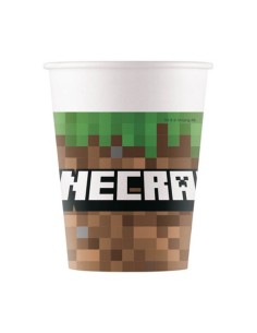 BICCHIERE CARTA 200ML MINECRAFT NEXT GENERATION 8PZ -