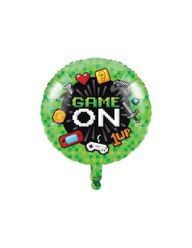 PALLONE MYLAR 18" GAMING PARTY 45CM 1PZ - L'Officina delle feste