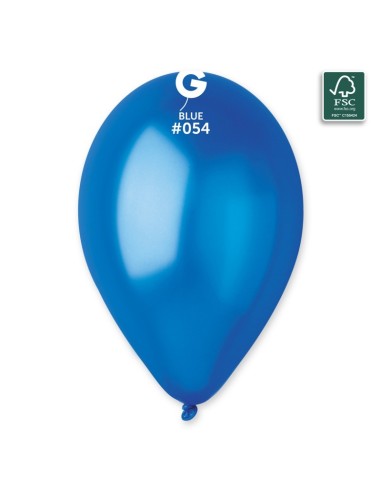 PALLONI LATTICE 11" BLU PERLATO 100PZ 28CM - L'Officina delle