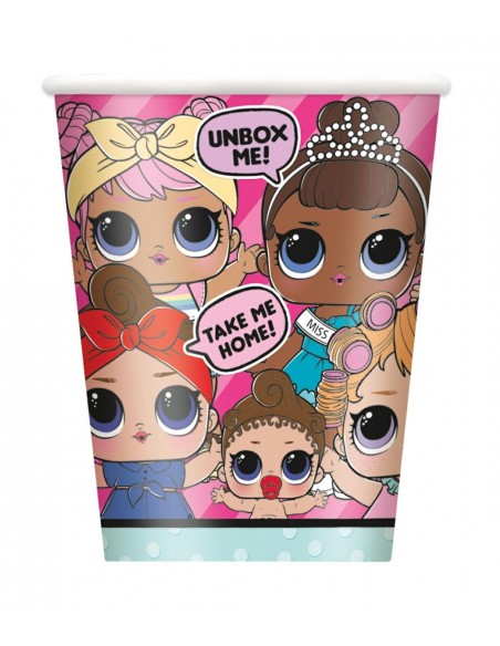 BICCHIERE LOL SURPRISE 8 OZ PZ. 8