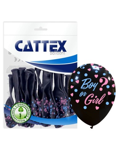 BUSTA 20 PALLONI LATTICE 12" BOY OR GIRL 30CM - L'Officina