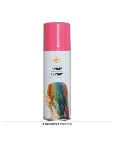 BOTTIGLIA SPRAY PER CAPELLI ROSA 125ML. - L'Officina delle feste