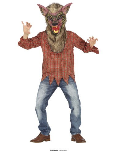 COSTUME WEREWOLF LUPO BIMBO TG. 10 - 12 ANNI - L'Officina delle