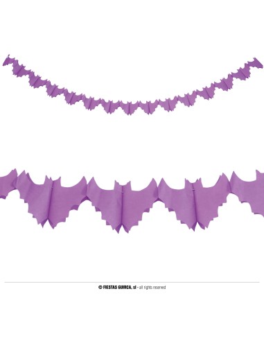 GHIRLANDA PIPISTRELLI 300 CM IN CARTA - L'Officina delle feste
