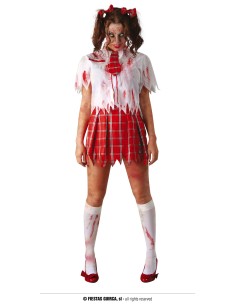 COSTUME DONNA STUDENTESSA ZOMBIE TG. M 40 - 42 - L'Officina