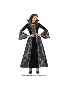 COSTUME DONNA VAMPIRA ARGENTO TG.L 42-44 - L'Officina delle