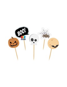 25 PICKS SOGGETTI HALLOWEEN 4X7CM - L'Officina delle feste
