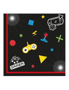 TOVAGLIOLO 33X33 GAMING PARTY 20PZ - L'Officina delle feste