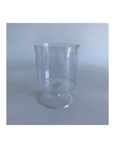 CONTENITORE PLASTICA CILINDRO TRASPARENTE DIAM 12,5X12 H. CM -