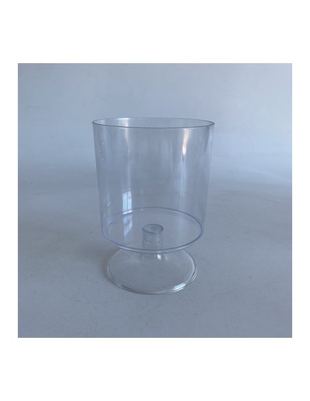 CONTENITORE PLASTICA CILINDRO TRASPARENTE DIAM 12,5X12 H. CM -