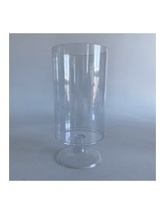 CONTENITORE PLASTICA CILINDRO TRASPARENTE DIAM 12,5X19,5 H. CM 2
