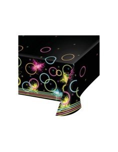 TOVAGLIA PLASTICA GLOW PARTY 137X260CM 1PZ - L'Officina delle