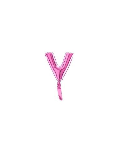 PALLONE LETTERA MINI "V" FUXIA CM.18