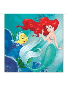 TOVAGLIOLO 33X33 PZ. 20 ARIEL MERMAID NEW - L'Officina delle