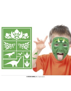 STENCIL TRUCCO DINOSAURI - L'Officina delle feste