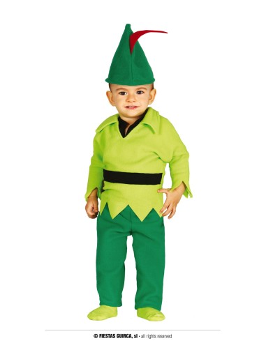 COSTUME BABY ARCERE 12-24 MESI SIMIL PETER PAN