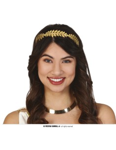 DIADEMA ORO ROMANA DEA METALLICO - L'Officina delle feste