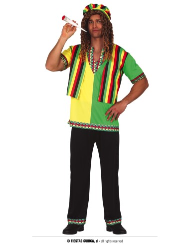 COSTUME UOMO JAMAICANO TG.M 48 -50