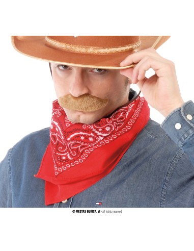 FOULARD COWBOY ROSSO - L'Officina delle feste