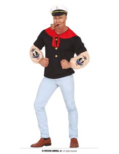 COSTUME BRACCIO DI FERRO TG. L 52-54 - L'Officina delle feste