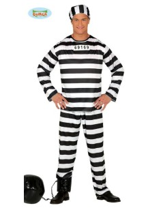 COSTUME CARCERATO TG. M 48 - 50 - L'Officina delle feste