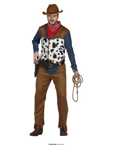 COSTUME UOMO COWBOY TG. M 48 -50 - L'Officina delle feste